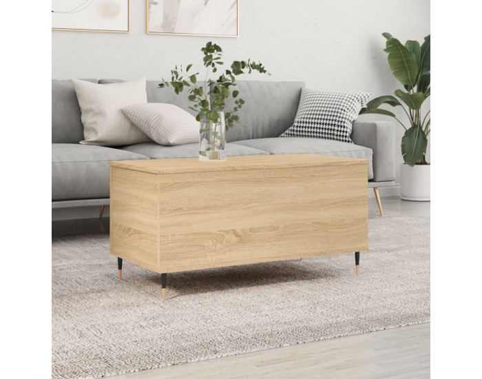 Sonata H Кафе маса, дъб сонома, 90x44,5x45 см, инженерно дърво