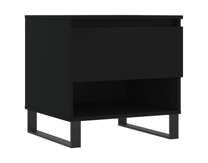 Sonata H Маси за кафе, 2 бр, черни, 50x46x50 см, инженерно дърво