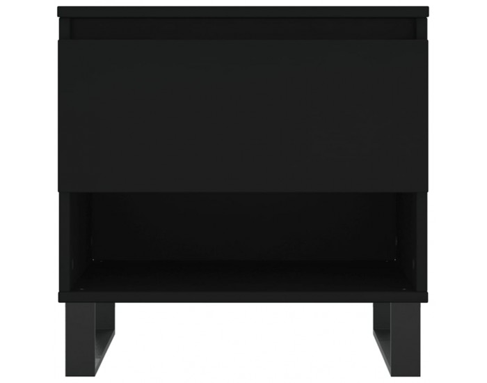 Sonata H Маси за кафе, 2 бр, черни, 50x46x50 см, инженерно дърво