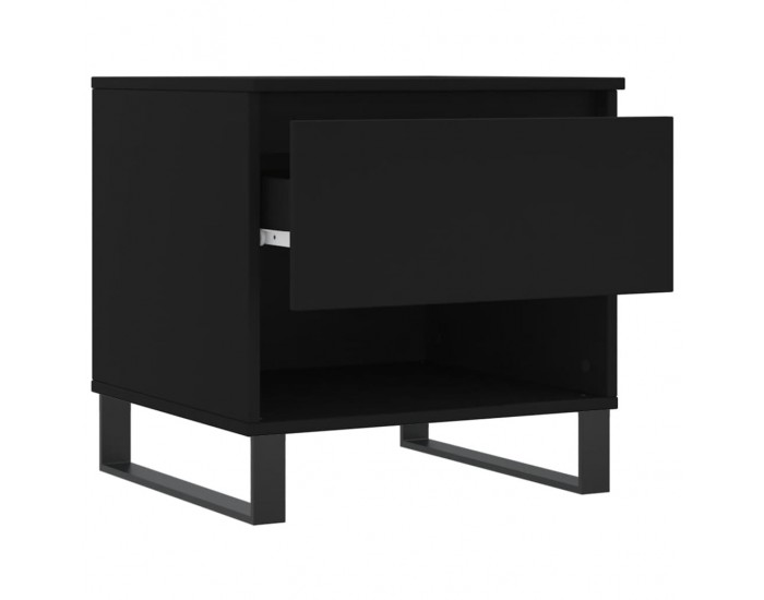 Sonata H Маси за кафе, 2 бр, черни, 50x46x50 см, инженерно дърво