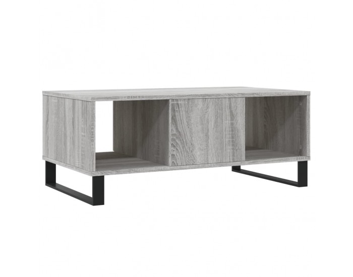 Sonata H Кафе маса, сив сонома, 90x50x36,5 см, инженерно дърво