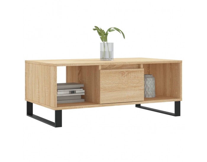 Sonata H Кафе маса, дъб сонома, 90x50x36,5 см, инженерно дърво