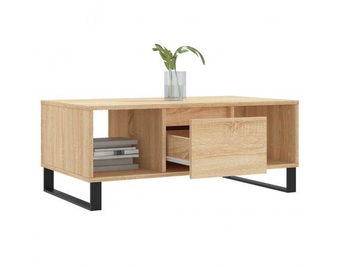 Sonata H Кафе маса, дъб сонома, 90x50x36,5 см, инженерно дърво