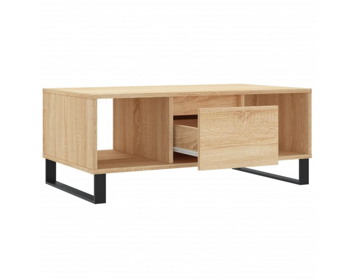 Sonata H Кафе маса, дъб сонома, 90x50x36,5 см, инженерно дърво