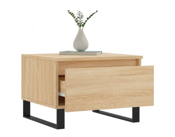 Sonata H Холни маси, 2 бр, дъб сонома, 50x46x35 см, инженерно дърво