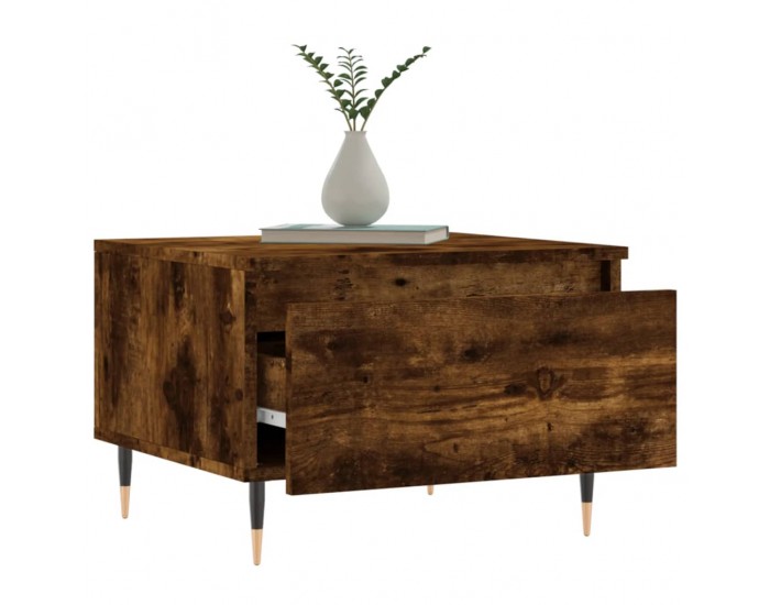 Sonata H Холни маси, 2 бр, опушен дъб, 50x46x35 см, инженерно дърво