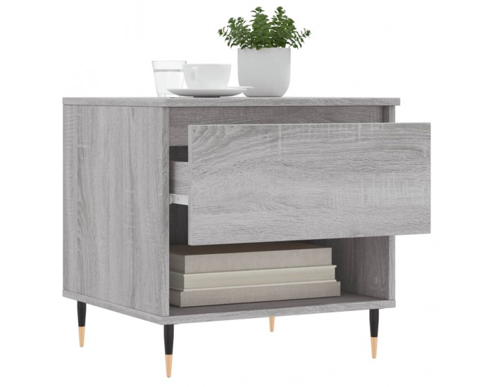 Sonata H Кафе маса, cив сонома, 50x46x50 см, инженерно дърво