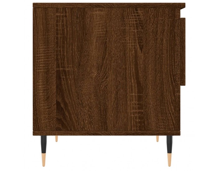 Sonata H Маса за кафе, кафяв дъб, 50x46x50 см, инженерно дърво