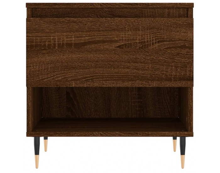 Sonata H Маса за кафе, кафяв дъб, 50x46x50 см, инженерно дърво