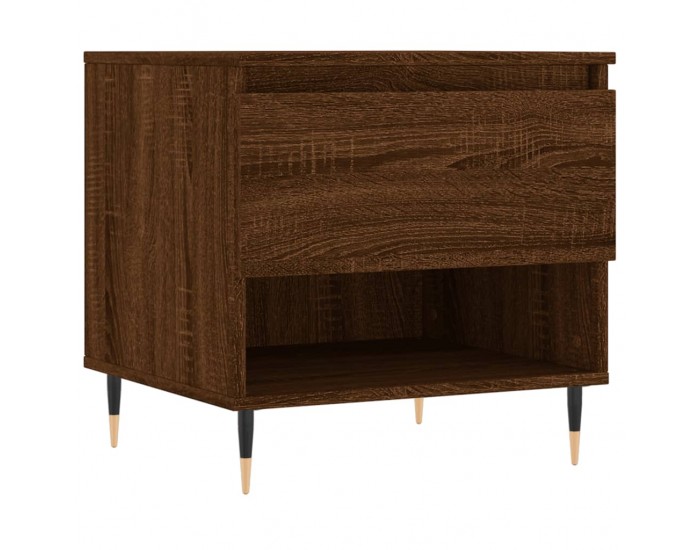 Sonata H Маса за кафе, кафяв дъб, 50x46x50 см, инженерно дърво