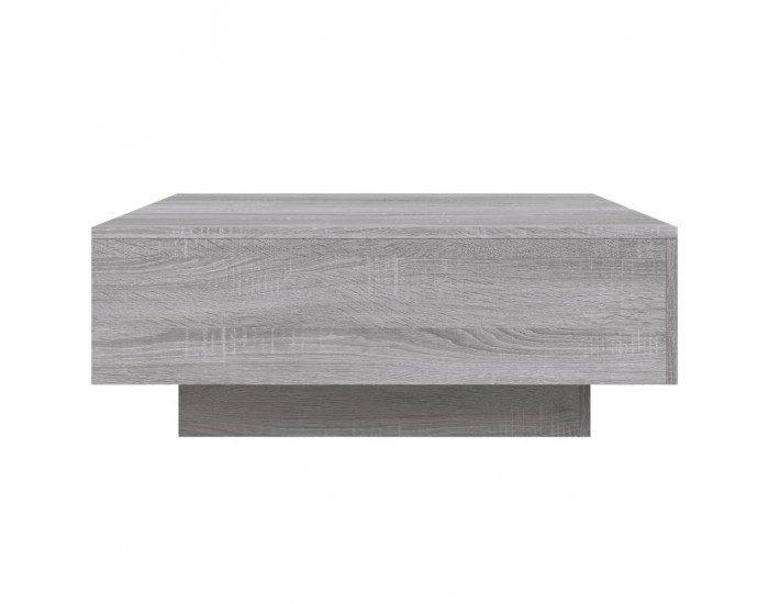 Sonata H Маса за кафе, сив сонома, 80x80x31 см, инженерно дърво