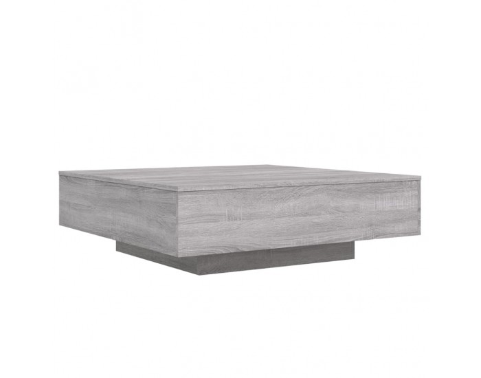 Sonata H Маса за кафе, сив сонома, 100x100x31 см, инженерно дърво