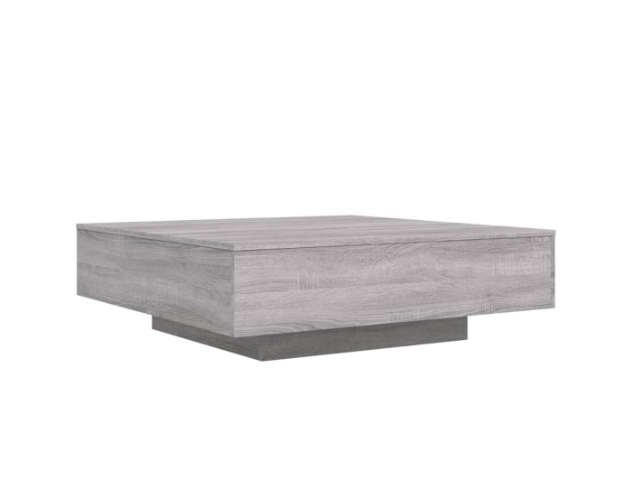 Sonata H Маса за кафе, сив сонома, 100x100x31 см, инженерно дърво