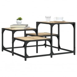 Sonata H Кафе маса, дъб сонома, 68x68x40 см, инженерно дърво - Холни маси