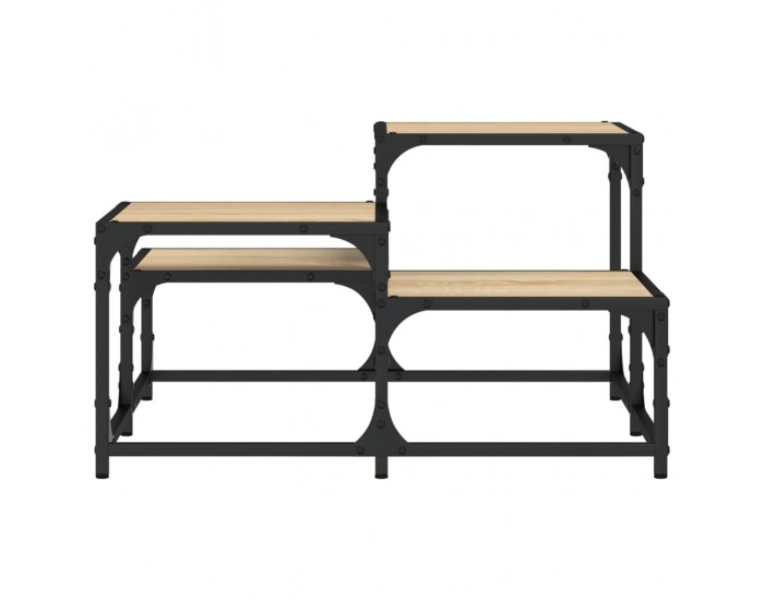 Sonata H Кафе маса, дъб сонома, 68x68x40 см, инженерно дърво