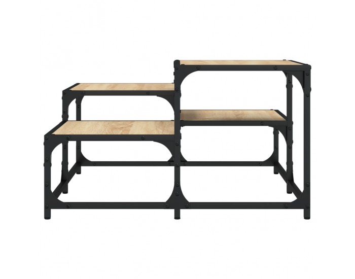 Sonata H Кафе маса, дъб сонома, 68x68x40 см, инженерно дърво