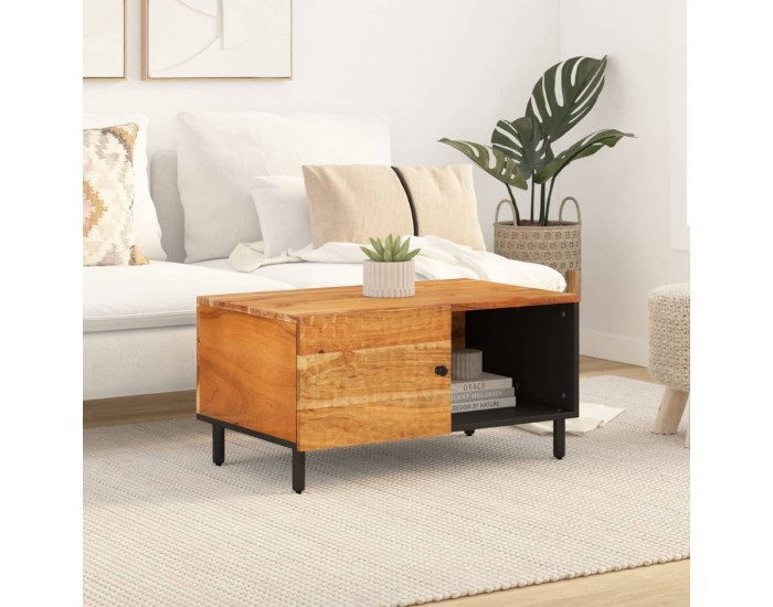 Sonata H Кафе маса, 80x50x40 см, масивна акация