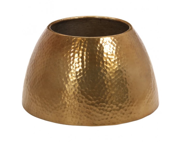 Sonata H Маса за кафе, кован алуминий, Ø 50x30 см, месинг