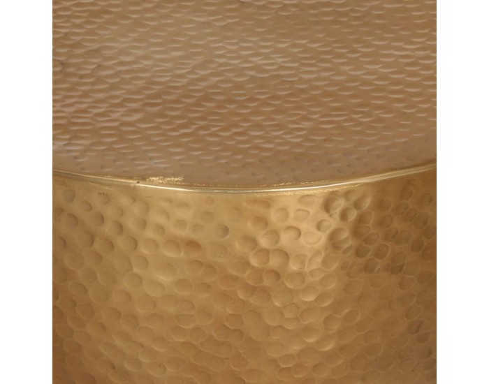 Sonata H Маса за кафе, кован алуминий, Ø 50x30 см, месинг