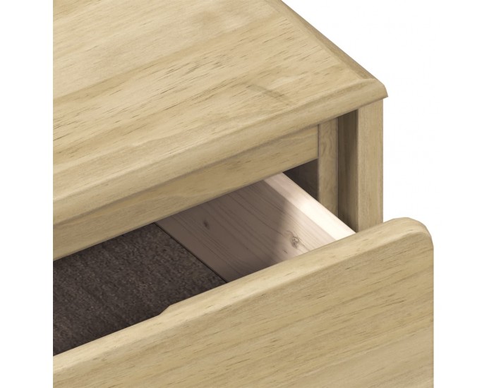 Sonata H Кафе маса SAUDA, дъб, 99x55x45 см, борово дърво масив