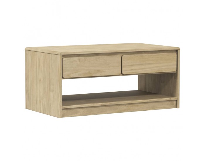 Sonata H Кафе маса SAUDA, дъб, 99x55x45 см, борово дърво масив