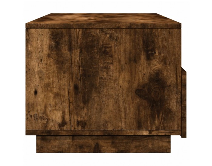 Sonata H Маса за кафе с LED осветление, опушен дъб, 90x49x40 см