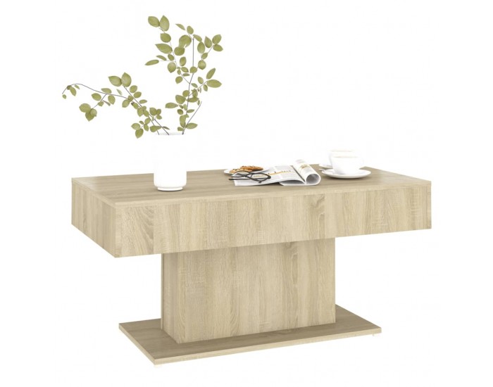 Sonata H Маса за кафе, сонома дъб, 96x50x45 см, инженерно дърво