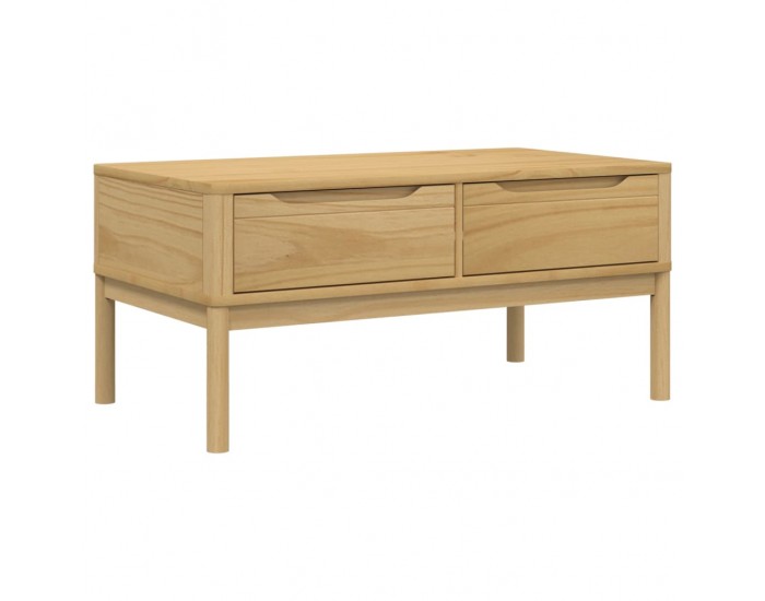 Sonata H Кафе маса FLORO, восъчнокафява,99x55,5x45см, борово дърво масив