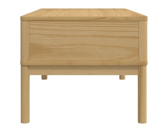 Sonata H Кафе маса FLORO, восъчнокафява,99x55,5x45см, борово дърво масив