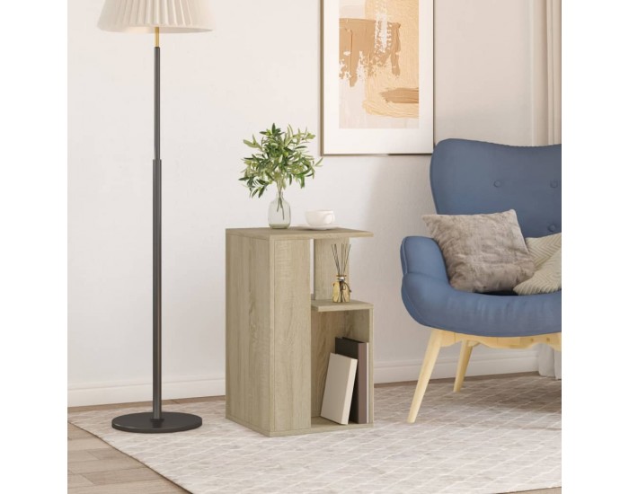 Sonata H Странична маса, дъб сонома, 35x35x60 см, инженерно дърво