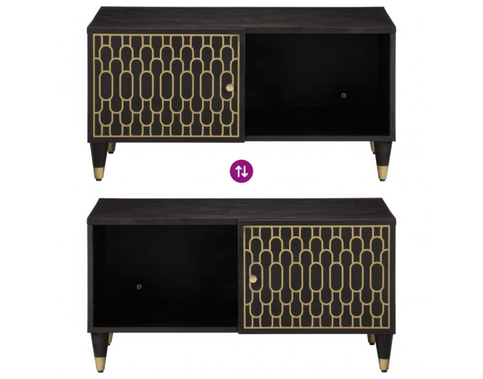 Sonata H Кафе маса, 80x50x40 см, мангово дърво масив