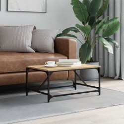 Sonata H Кафе маса, дъб сонома, 75x50x35 см, инженерно дърво - Холни маси