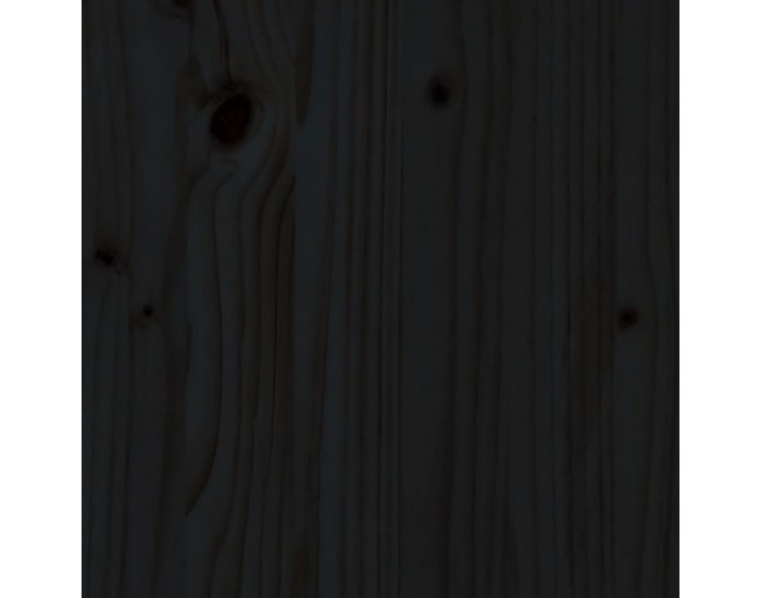 Sonata H Кафе маса, черна, 102x55x42 см, инженерно дърво