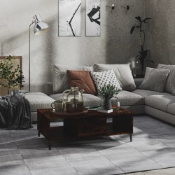 Sonata H Маса за кафе, опушен дъб, 103,5x60x35 см, инженерно дърво - Холни маси