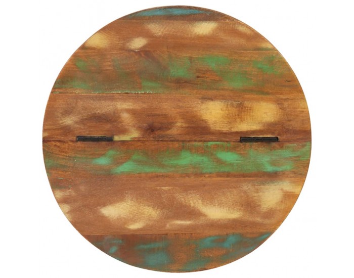 Sonata H Маса за кафе, черна, 50x39,5 см, регенерирано дърво масив