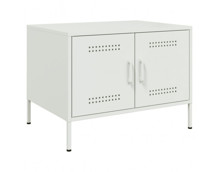 Sonata H Маса за кафе, бяла, 68x50x50,5 см, стомана