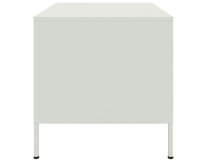 Sonata H Маса за кафе, бяла, 68x50x50,5 см, стомана