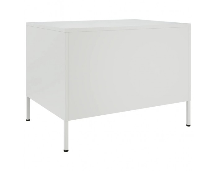Sonata H Маса за кафе, бяла, 68x50x50,5 см, стомана