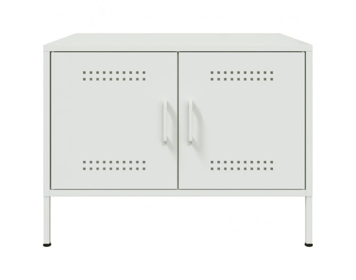 Sonata H Маса за кафе, бяла, 68x50x50,5 см, стомана