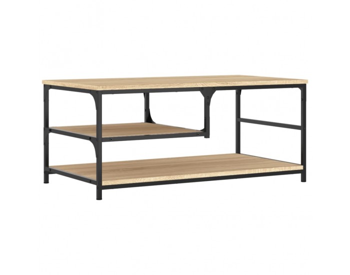 Sonata H Кафе маса, дъб сонома, 90x49x40 см, инженерно дърво