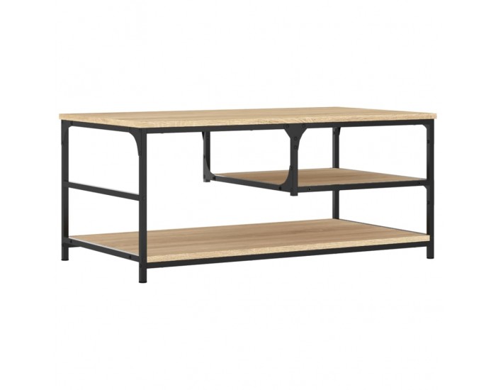 Sonata H Кафе маса, дъб сонома, 90x49x40 см, инженерно дърво