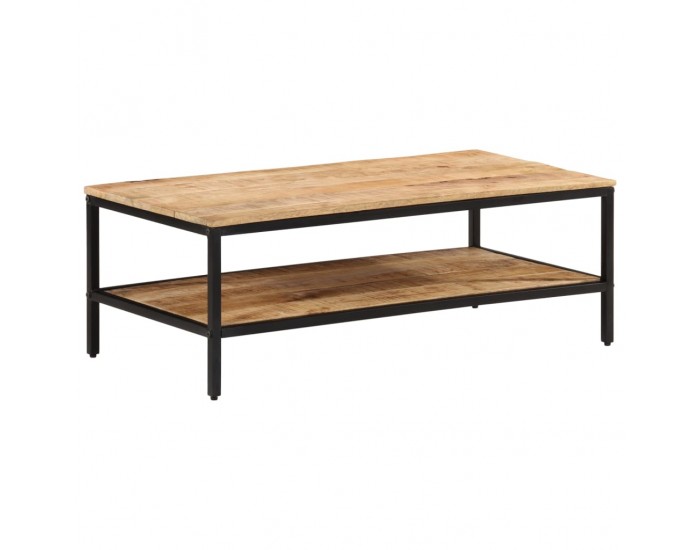 Sonata H Маса за кафе, 100x50x35 см, грубо мангово дърво масив