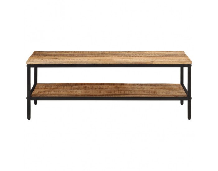 Sonata H Маса за кафе, 100x50x35 см, грубо мангово дърво масив