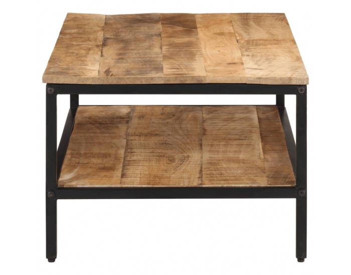 Sonata H Маса за кафе, 100x50x35 см, грубо мангово дърво масив