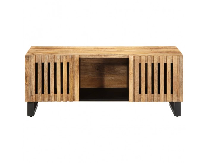 Sonata H Маса за кафе, 100x55x40 см, масивно грубо мангово дърво