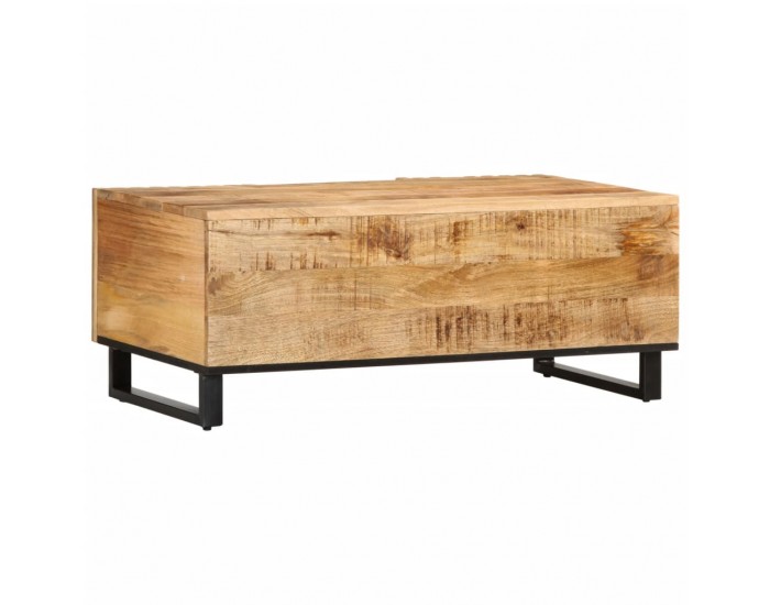Sonata H Маса за кафе, 100x55x40 см, масивно грубо мангово дърво