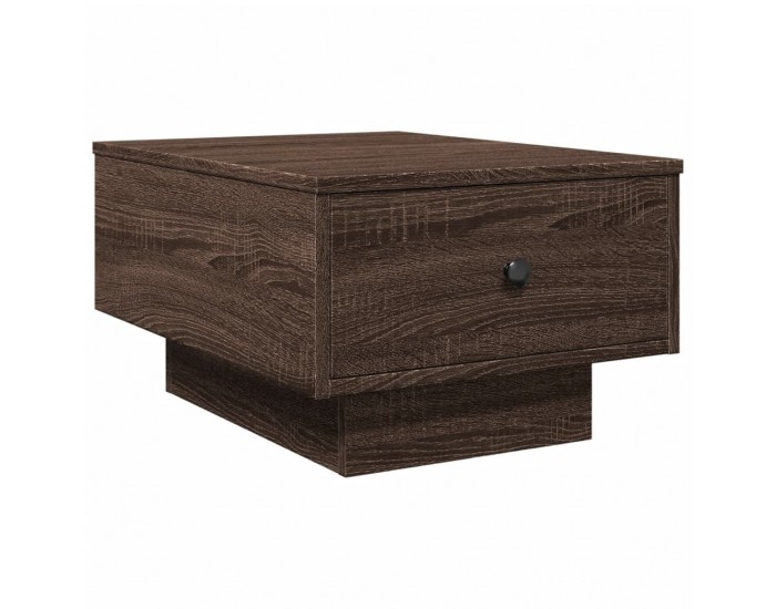 Sonata H Кафе маса, кафяв дъб, 60x45x31 см, инженерно дърво