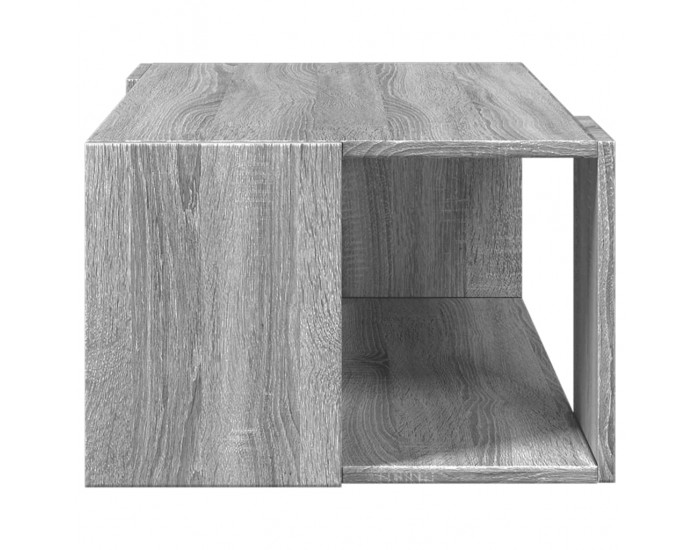 Sonata H Маса за кафе, сив сонома, 89,5x48x30 см, инженерно дърво