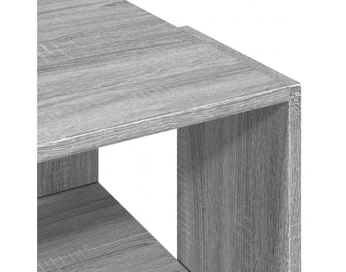 Sonata H Маса за кафе, сив сонома, 89,5x48x30 см, инженерно дърво