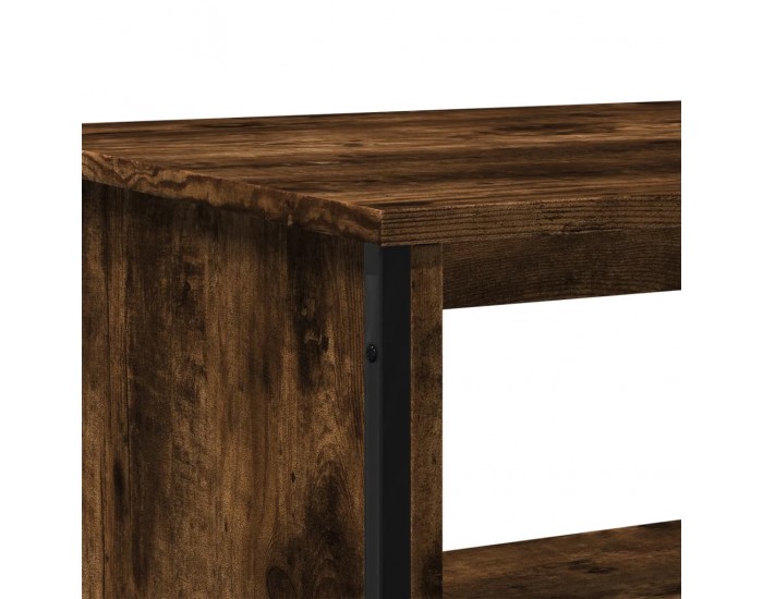 Sonata H Маса за кафе, опушен дъб, 75x51x40 см, инженерно дърво